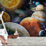 Fototapeta Planety i gwiazdy w kosmosie