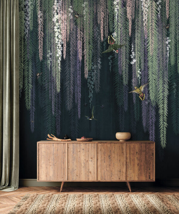 Fototapeta Ptak lecący w powietrzu