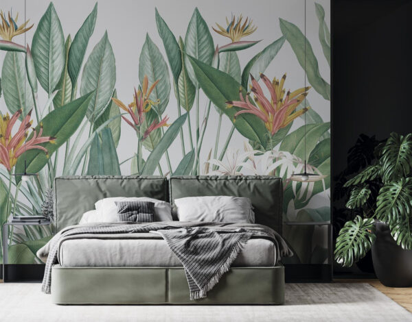 Fototapeta Tropikalne rośliny w żywej harmonii