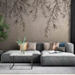 Fototapeta Delikatne gałęzie w łagodnych odcieniach