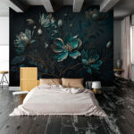 Fototapeta Elegancki bukiet kwiatowy w żywych kolorach.