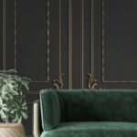Fototapeta Eleganckie architektoniczne elementy ścienne