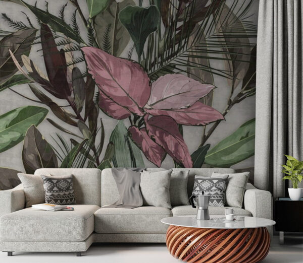 Wibrująca kompozycja botaniczna w naturze Fototapeta Wibrująca kompozycja botaniczna w naturze