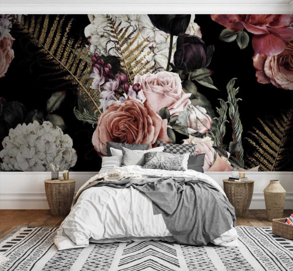 Fototapeta Kwiatowy wzór kwiatów