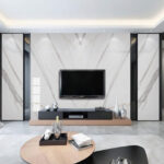 Fototapeta Elegancki marmurowy design z subtelnymi liniami