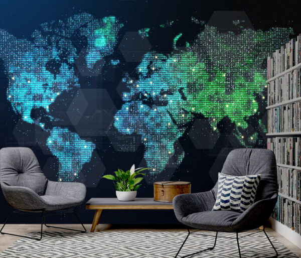 Mapa świata Fototapeta Mapa świata