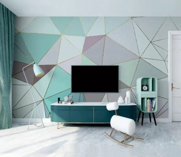 Pastelowy geometryczny abstrakcyjny wzór Fototapeta Pastelowy geometryczny abstrakcyjny wzór