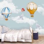 Fototapeta Balon na ogrzane powietrze na niebie