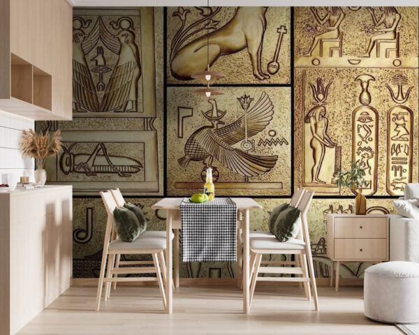 Fototapeta Kolaż starożytnych egipskich symboli