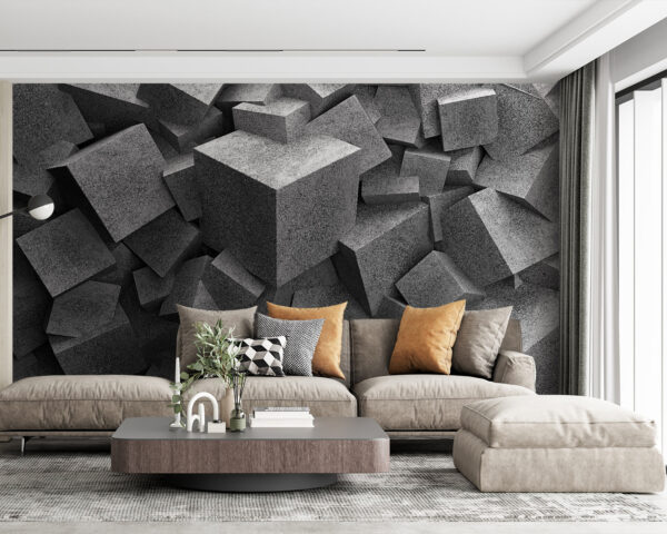 Fototapeta Fototapeta Stos szarych kostek (SKU: u45975)