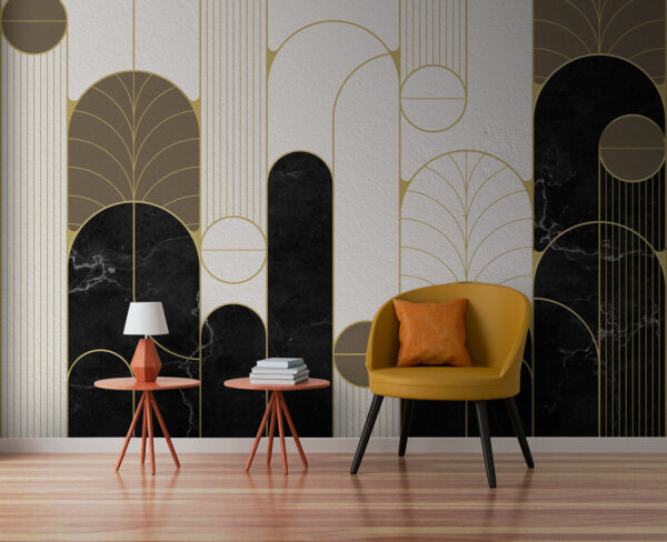 Geometryczny wzór w stylu Art Deco Fototapeta Geometryczny wzór w stylu Art Deco