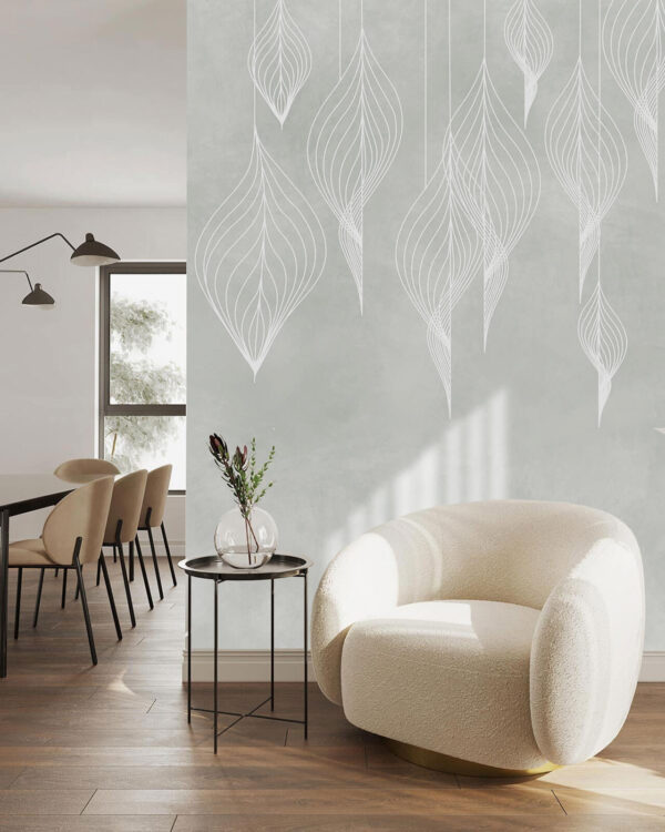 Elegancki geometryczny wzór na miękkim tle Fototapeta Elegancki geometryczny wzór na miękkim tle