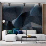 Fototapeta Geometryczny wzór z ciemnymi cieniami