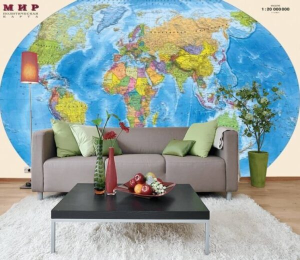 Mapa świata Fototapeta Mapa świata