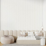 Fototapeta Białe tło z brązowymi liniami