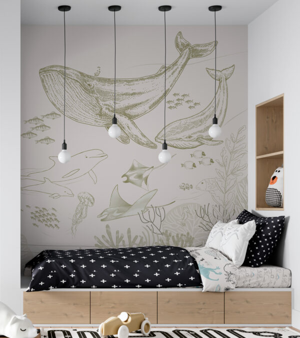 Fototapeta Rysunek płaszczki