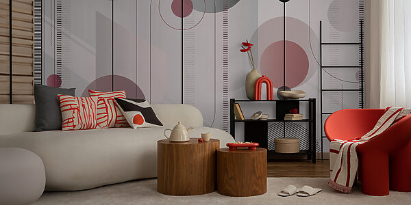 Fototapeta Fototapeta Abstrakcyjne okręgi i linie (SKU: u95379v2)