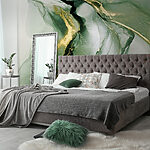 Fototapeta Abstrakcyjne wiry z metalicznymi akcentami.