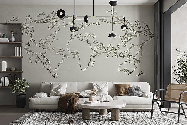Fototapeta Mapa świata