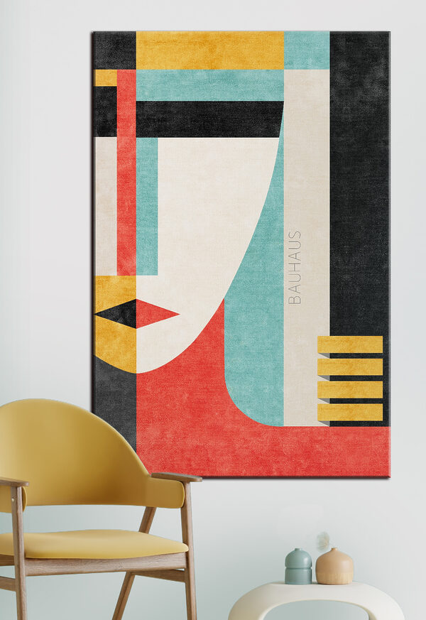 Abstrakcyjny geometryczny plakat Bauhaus Obraz Abstrakcyjny geometryczny plakat Bauhaus