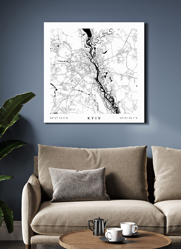 Mapa miasta Obraz Mapa miasta
