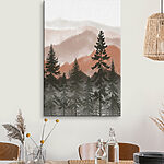 Wydruk na płótnie Sylwetka drzewa