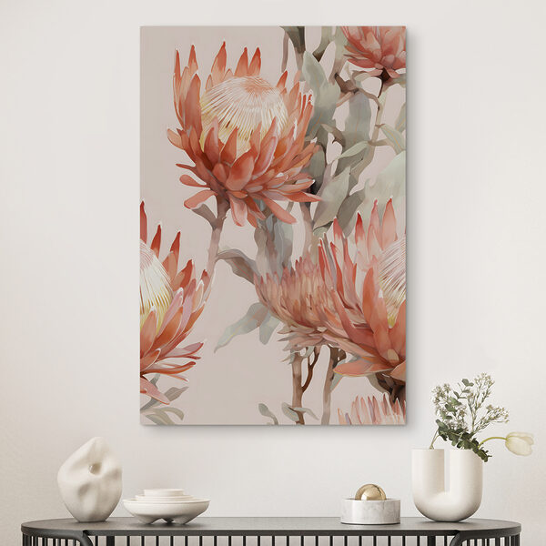 Obraz Wibrujące kwiaty kwitną w pięknej harmonii