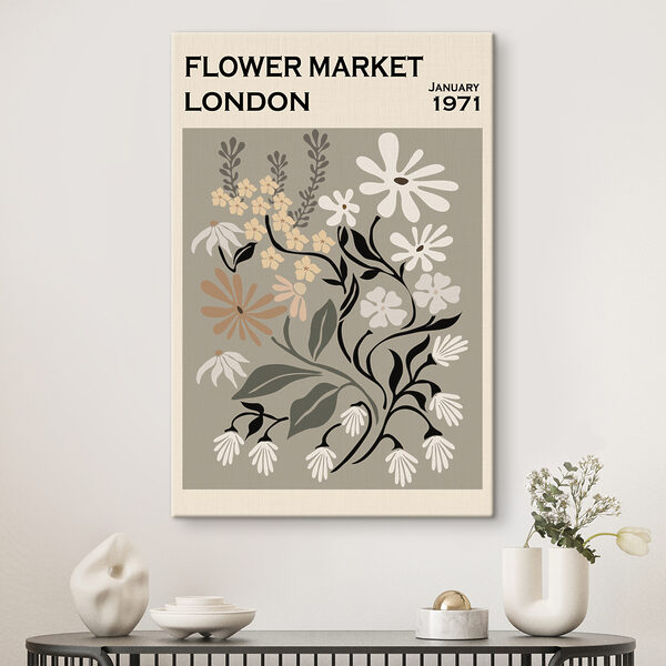 Obraz Plakat Vintage London Flower Market (SKU: s37264) Obraz Obraz Plakat Vintage London Flower Market (SKU: s37264)