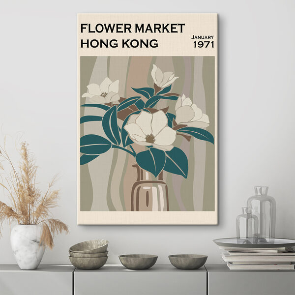 Obraz Plakat z targu kwiatowego w Hongkongu, 1971 r (SKU: s37268) Obraz Obraz Plakat z targu kwiatowego w Hongkongu, 1971 r (SKU: s37268)