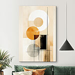 Obraz Geometryczne kształty w abstrakcyjnej harmonii