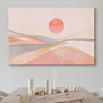 Obraz Czerwone kółko na białym tle