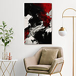 Obraz Czerwone i czarne tło