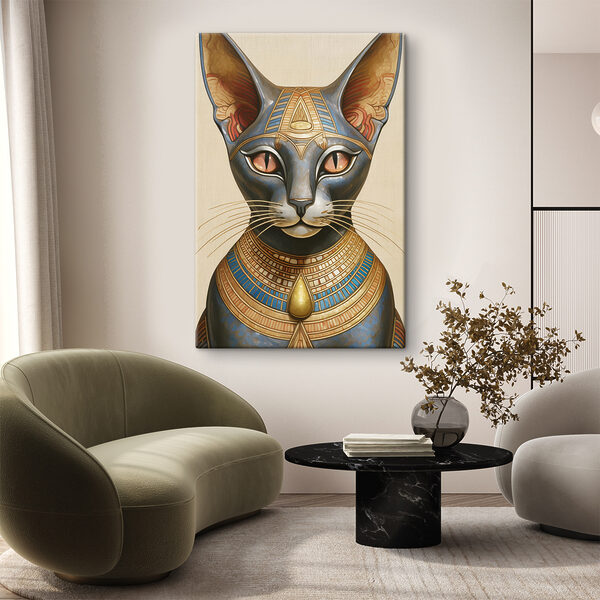 Obraz Obraz Twarz kota z koroną (SKU: s38724)