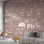 Wall mural Biała litera na szarym tle