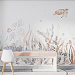 Fototapeta Życie morskie pływające wśród koralowców