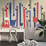 Fototapeta Grupa ptaków o różnych kolorach