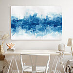 Obraz Niebiesko-biała akwarela