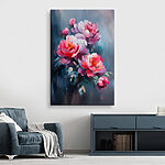 Obraz Malowanie różowych kwiatów