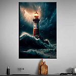 Obraz Canvas prints Lighthouse in the ocean