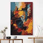 Obraz Canvas prints Vibrant Emotions in Abstract Swirls