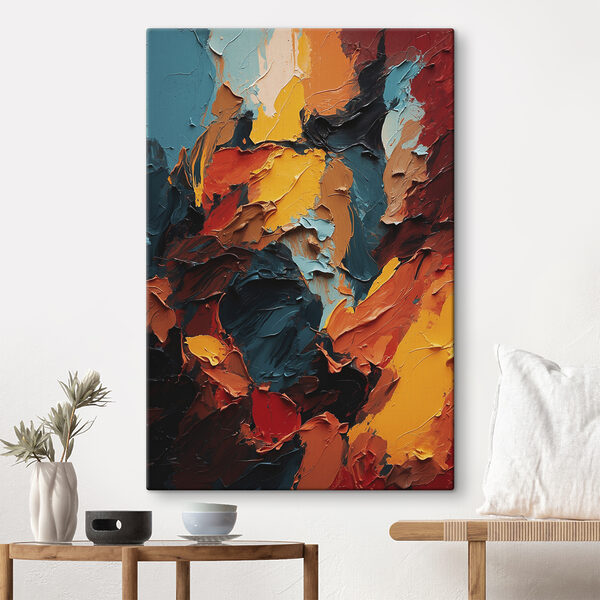 Canvas prints Vibrant Emotions in Abstract Swirls Obraz Canvas prints Vibrant Emotions in Abstract Swirls