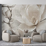 Fototapeta Eleganckie magnolie w stonowanych odcieniach