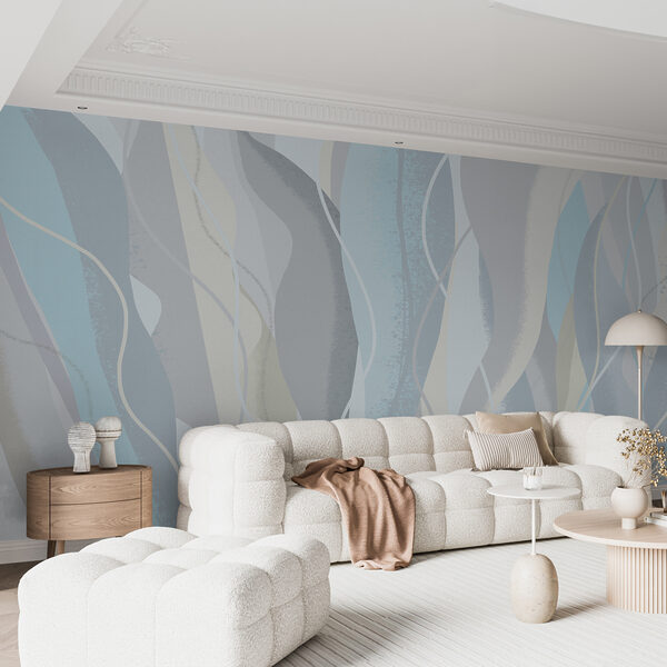 Fototapeta Eleganckie wstążki w chłodnych odcieniach