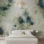 Fototapeta Dreamy Floral Watercolor Illusion