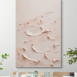 Obraz Kremowe wiry w artystycznym przepływie