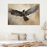 Obraz Ptak z rozpostartymi skrzydłami