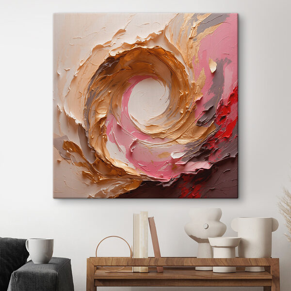 Obraz Wir farby na ścianie