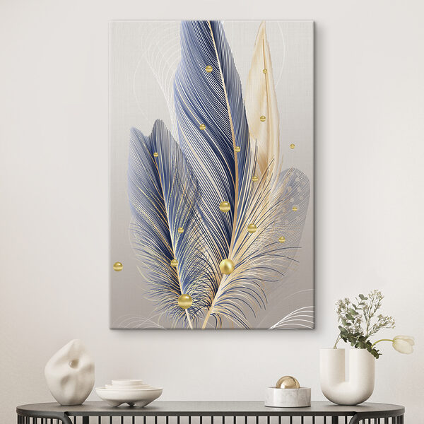 Eleganckie pióra o spokojnym designie Obraz Eleganckie pióra o spokojnym designie