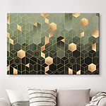 Obraz Wzór sześciokątów i kwadratów