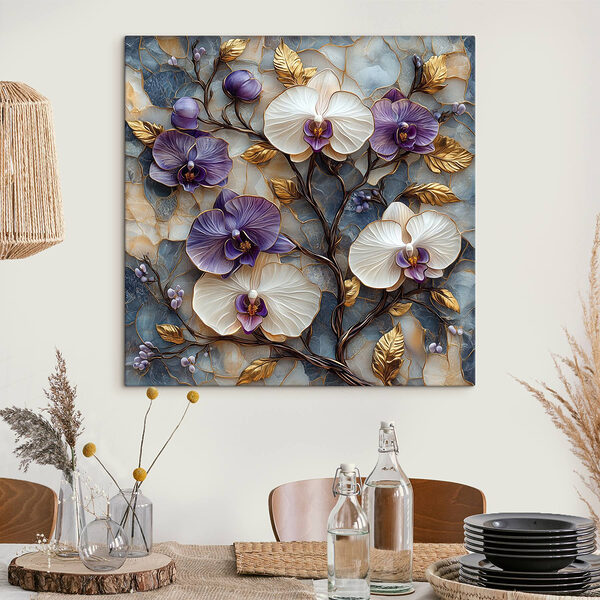 Delikatne orchidee w łagodnych odcieniach Obraz Delikatne orchidee w łagodnych odcieniach